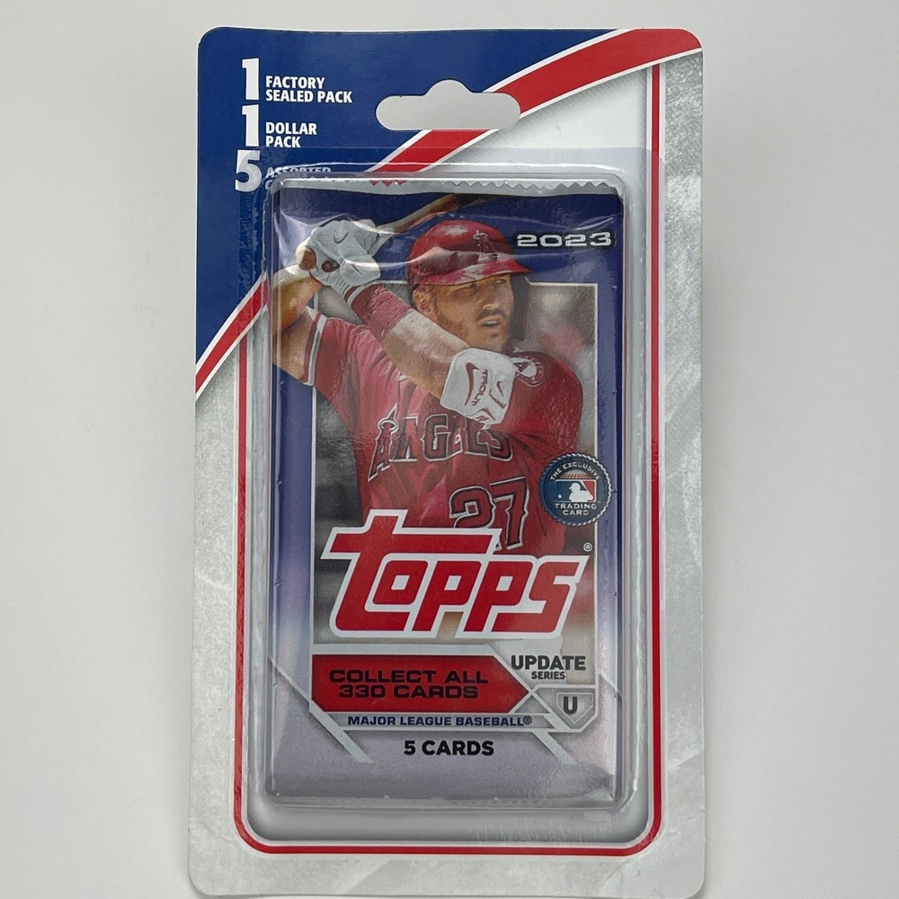 2023 Topps Update Series Baseball Dollar Pack Sealed Blaster Blister MJ Holding